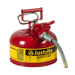 Justrite 7210120 - 4 Litre Çelik Kırmızı Renk Emniyetli Kap