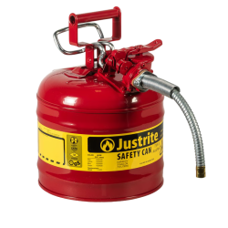 Justrite 7220120 - 7,5 Litre Çelik Kırmızı Renk Emniyetli Kap