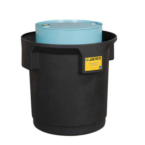 Justrite 28685 - 250 Litre Varil için Tek Varil Toplama Merkezi EcoPolyBlend™